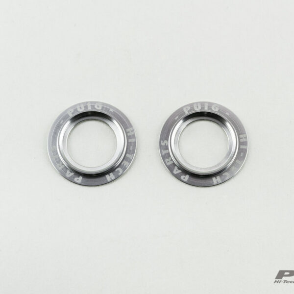 Puig set of silver aluminium rings for PHB swing protector