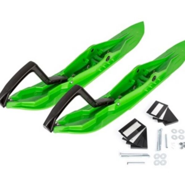 Kimpex Rush Ski pair Green inc. runners / adaptors