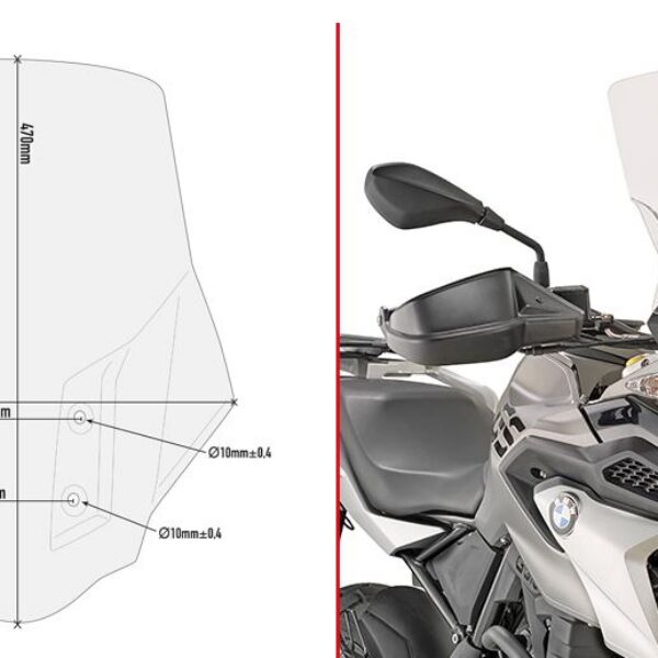 Givi Windshield 47x37cm G310GS 17-