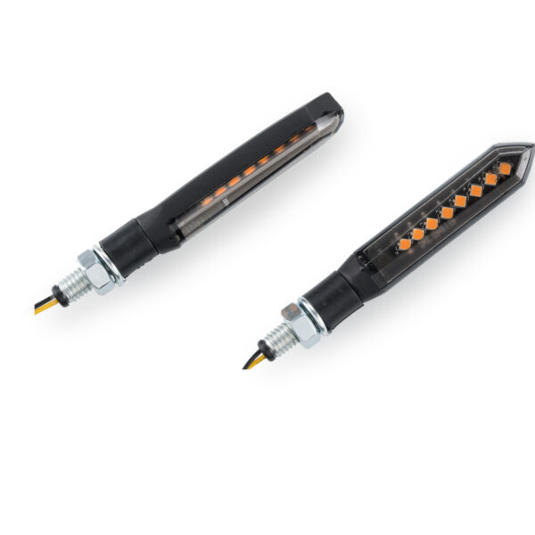 Puig Turn Light By Pair Front Mod. Thin 2.0 C/Black