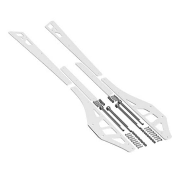 ITEK Rail Stiffeners Powdercoat series White Polaris Axys Matryx 155