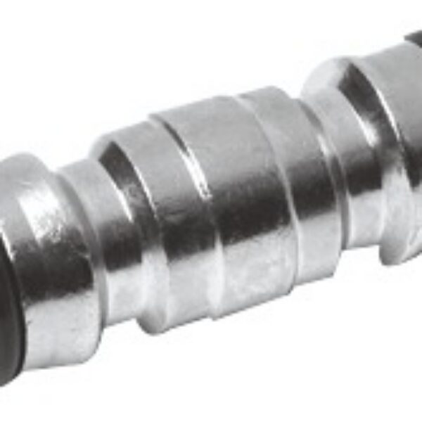 Two-way chr.brass connector
