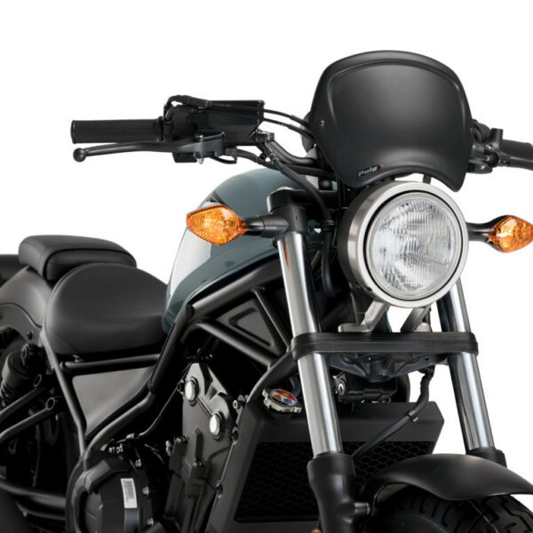 Puig Front Plate Abs Honda Cmx500 Rebel C/Matt Black