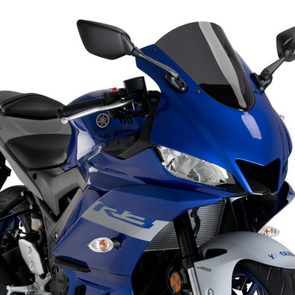 Puig R-Racer Screen Yamaha Yzf-R3 19' C/Dark Smoke