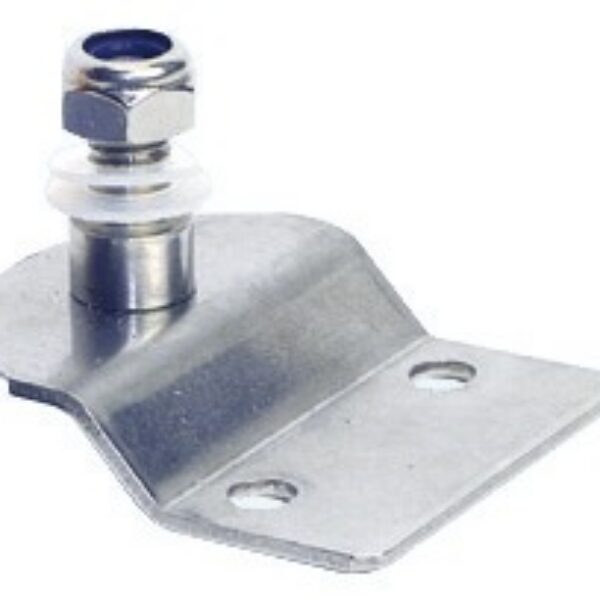 SS embossed plate w/pin