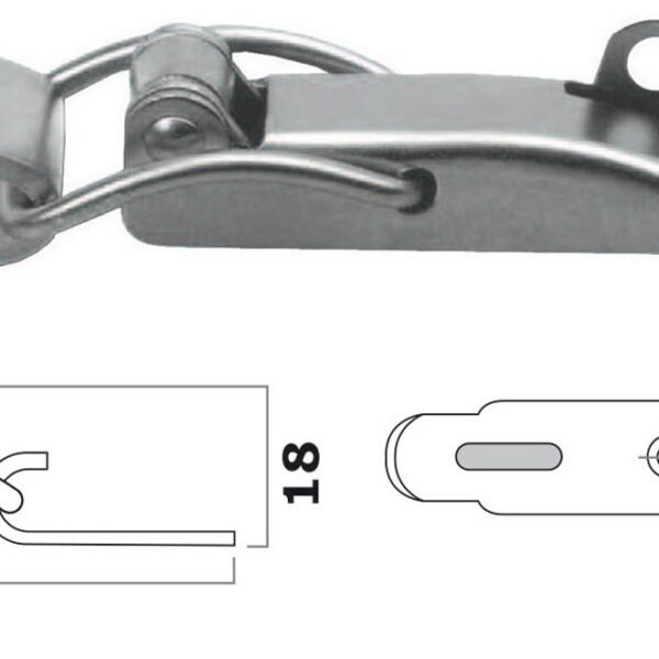S.S toggle fastener 250 kg
