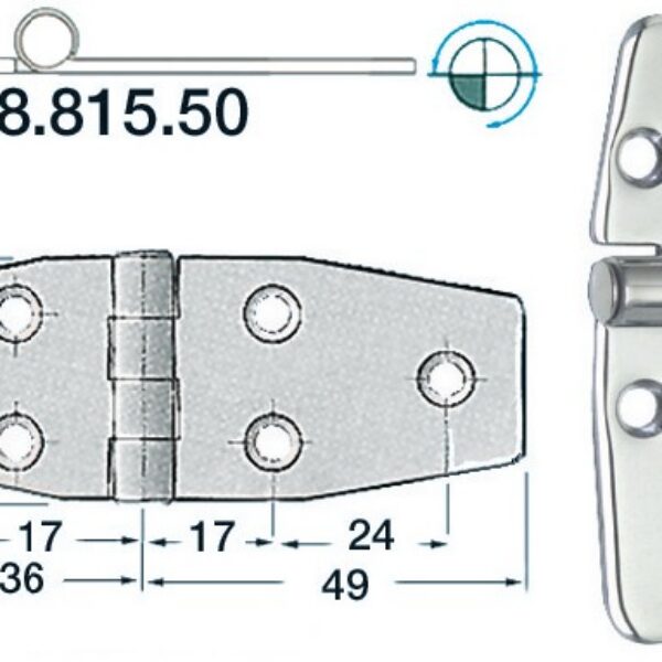 S.S hinge