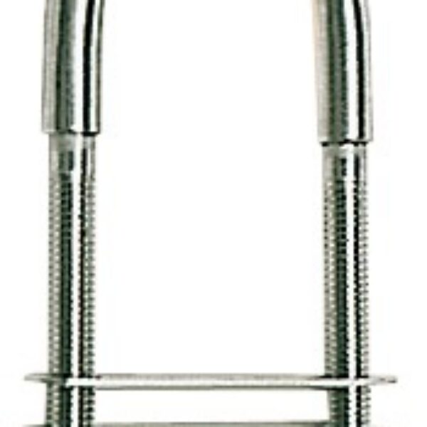 Osculati U-bolt AISI316 135mm w/two plates 70x20 mm