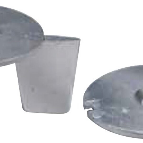 Osculati anode fin (zinc) Mercury/Mariner 18-25HP