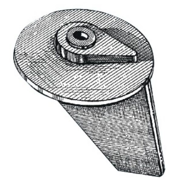 Osculati anode fin (zinc) Tohatsu/Mercury