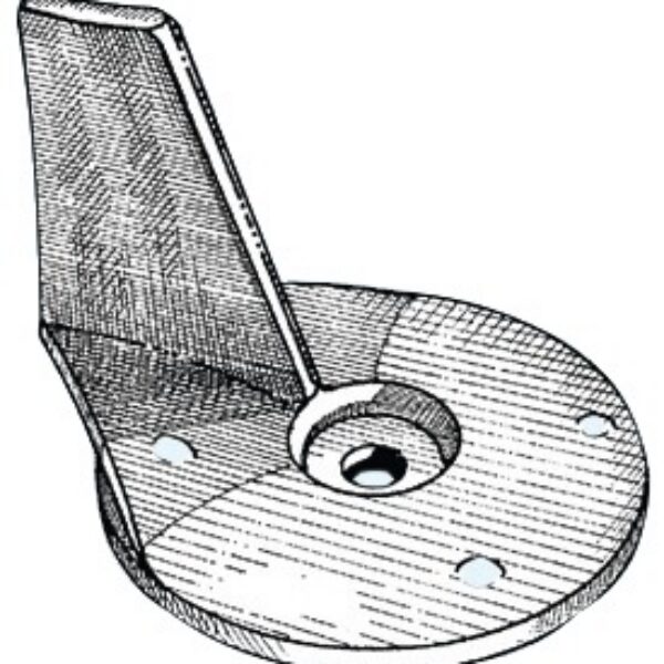 Osculati anode fin (zinc) Mercury/Mariner 25-50HP