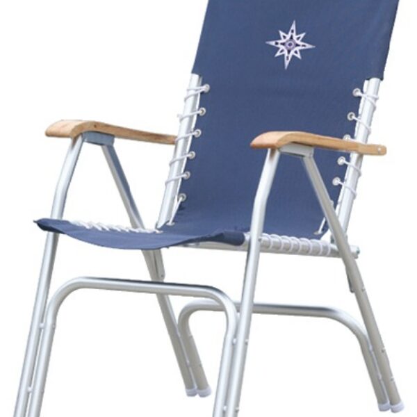 Osculati alum.fold.chair DECK blue
