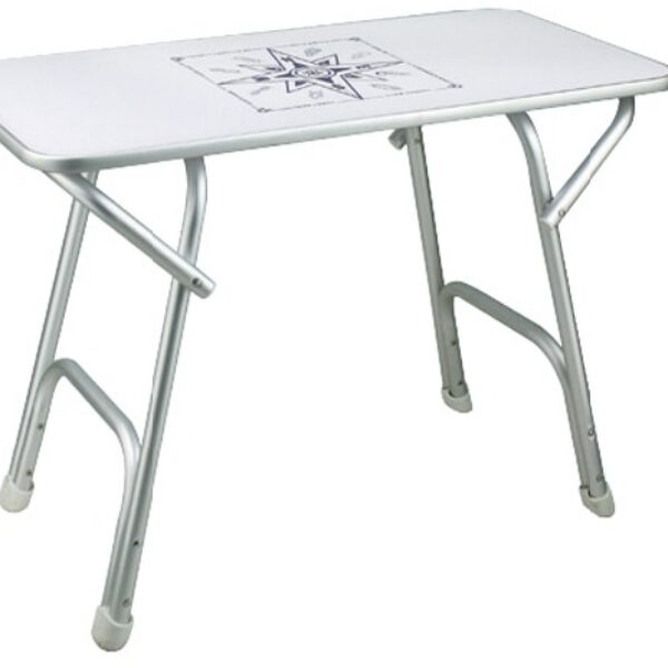 Osculati alum.fold.table 88x44 rect.