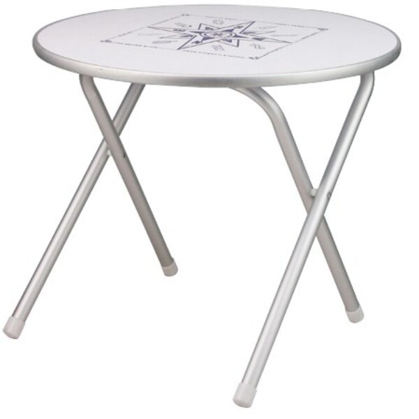 Osculati alum.fold.table 60 round