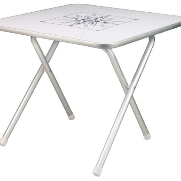 Osculati alum.fold.table 60x60 square