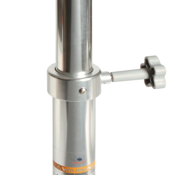 Osculati table pedestal 50-70cm aluminium