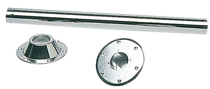 Osculati table leg 70cm SS