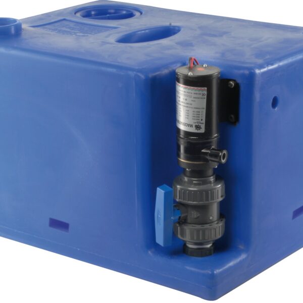 Waste water tank 117 l 12 V + macerator