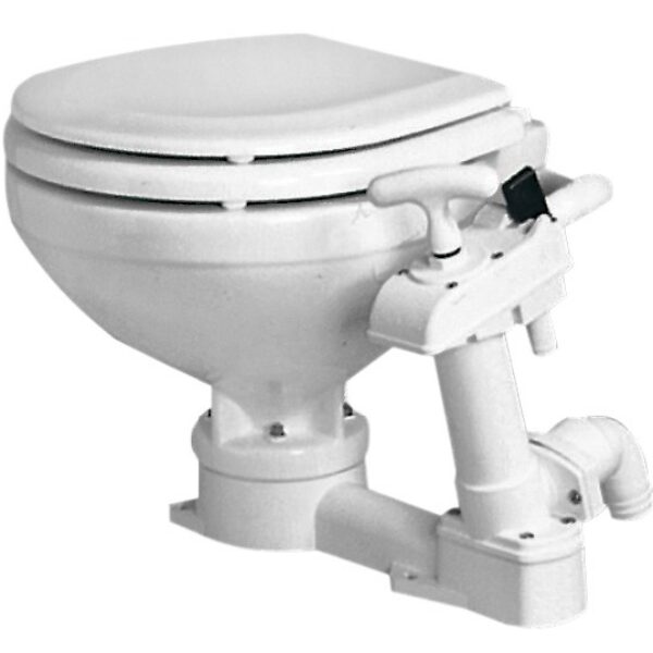 manual toilet 2000 wood seat