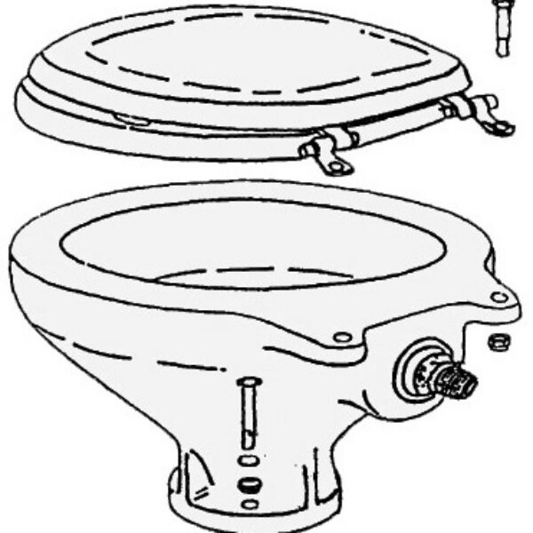 spare toilet bowl porcelain