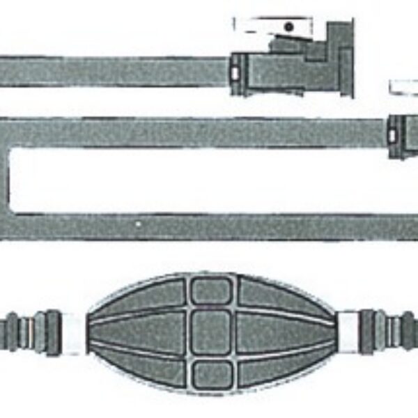 Osculati fuel line w/joints OMC