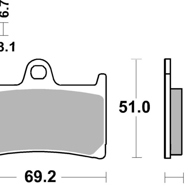 SBS Brakepads Racing Sintered