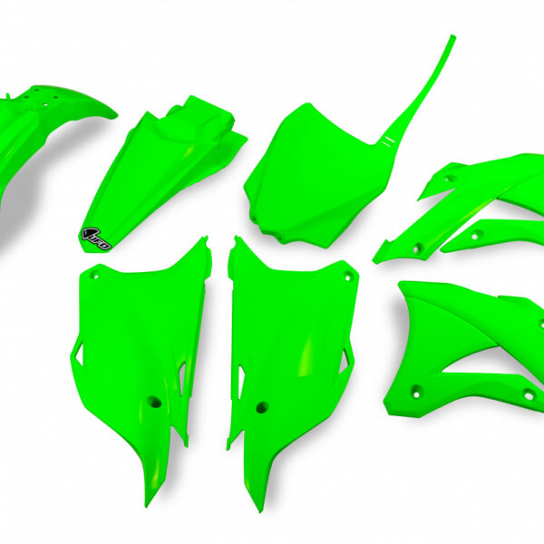 UFO Plastic kit 5-parts Flou green KX85 14-21