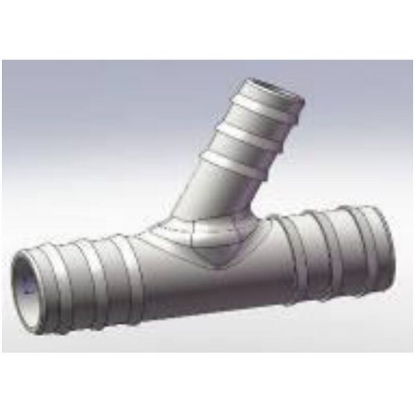DFK Heater tube Y-connector Can-Am Maverick