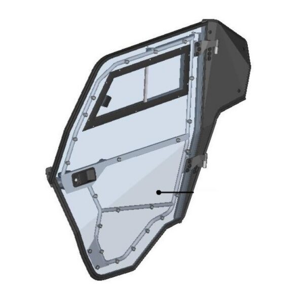 DFK Door assembly Left Yamaha YXZ 1000