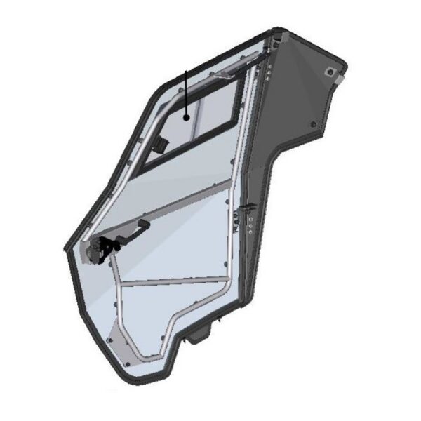 DFK Door assembly Right Yamaha YXZ 1000