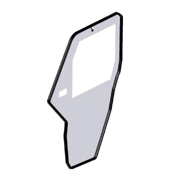 DFK Polycarbonate panel with sealing Left Can-Am Traxter
