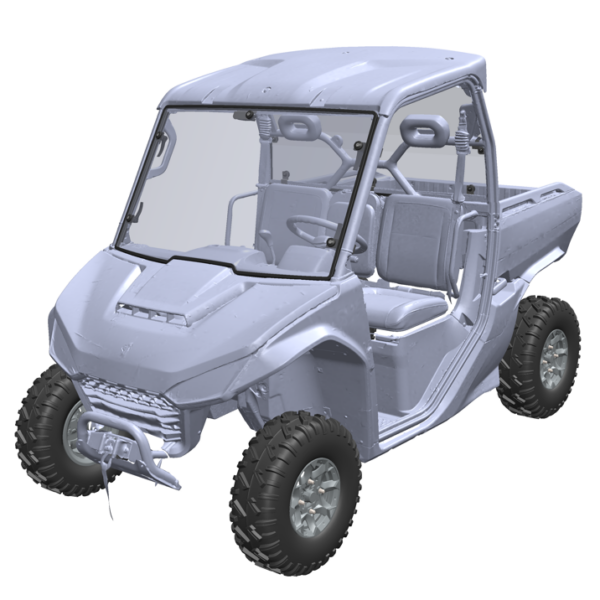 Polycarbonate windshield (no wiper washer) Segway Fugleman (fitting to original