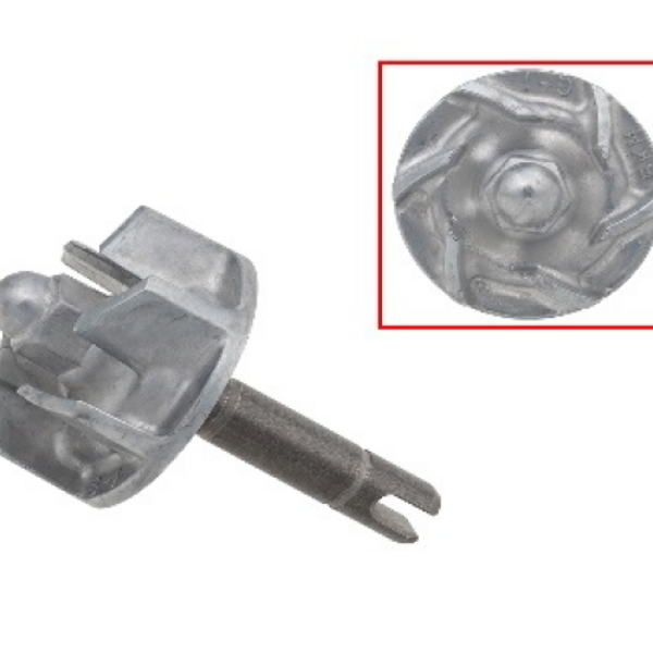 Bronco Waterpump shaft with impeller