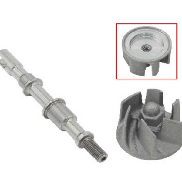 Bronco Waterpump shaft with impeller