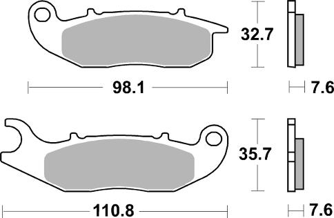Sbs Brakepads Sintered Offroad