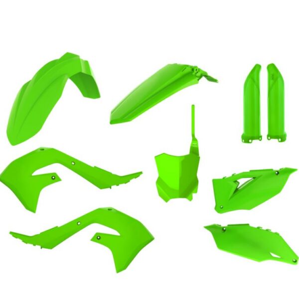 Polisport kit Kawasaki KX250F 21-24 KX450F 19-23 Lime Green (1)