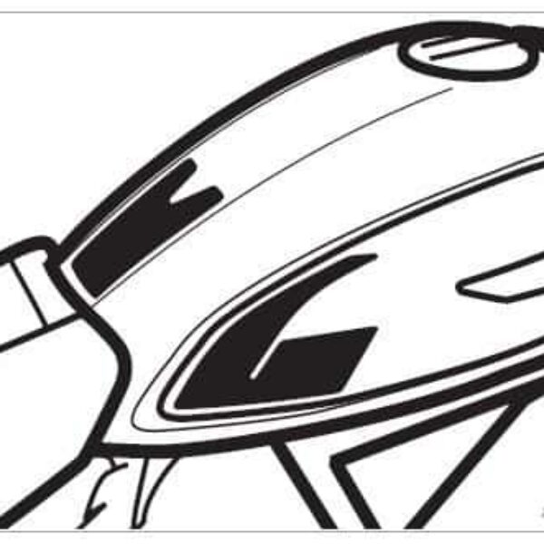 Puig Tank Pad + Side Part Ducati Scrambler