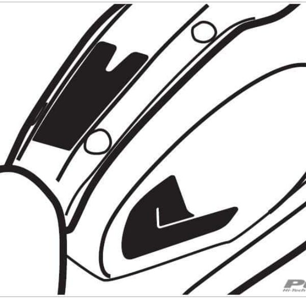 Puig Tank Pad + Side Part Xsr900 16-17'C/Carbon Look