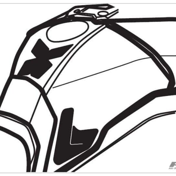 Puig Tank Pad + Side Part Mt-09 Tracer 15-17'C/Carbon