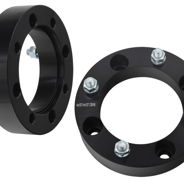 Bronco Wheel spacers ATV 1,5"/38mm 4/136.5 M10 X 1.25mm pair Black