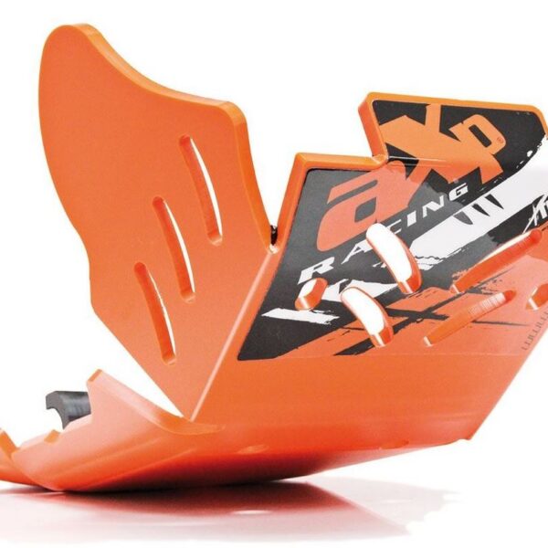 AXP Xtrem HDPE Skid Plate Orange KTM 250EXCF/350 EXCF 17-23
