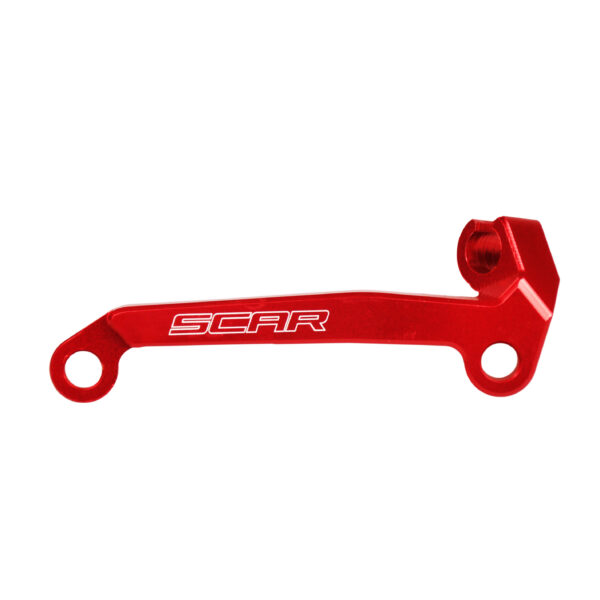 Scar Clutch Cable Guide - kawasaki Red color