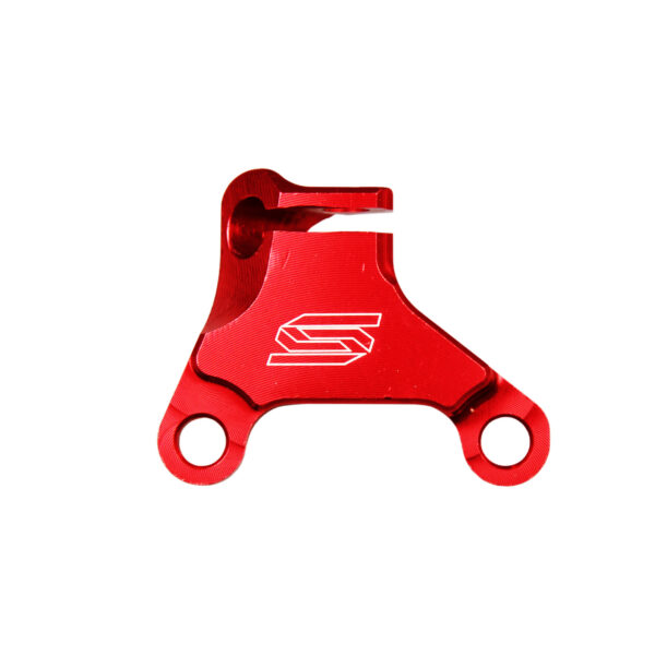 Scar Clutch Cable Guide - Suzuki Red color