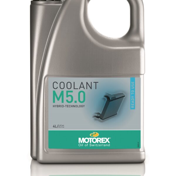 Motorex Coolant M5.0 Ready To Use 4 ltr (4) green/blue colour
