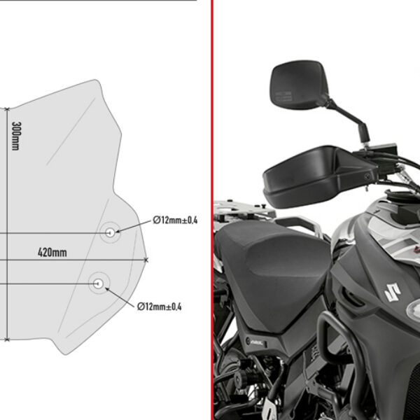 GIVI SPOILER SUZUKI DL650 VSTROM'17