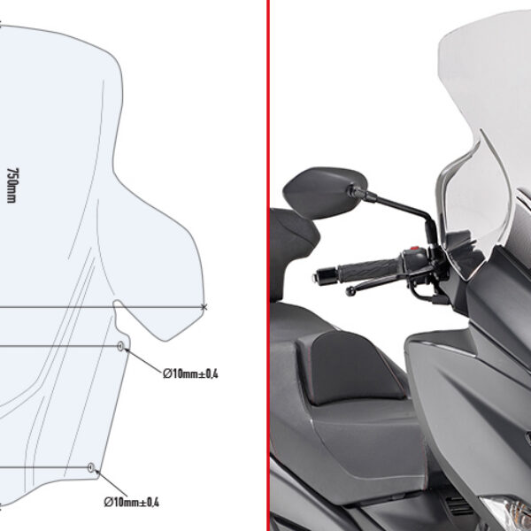 GIVI SPOILER SUZUKI BURGMAN 400