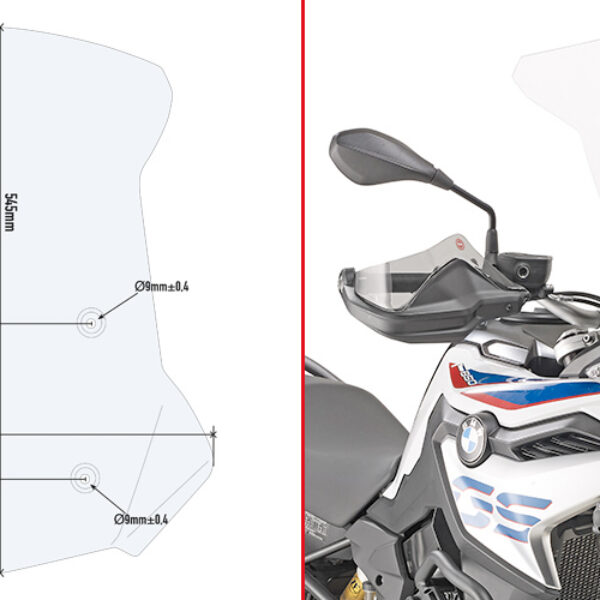 GIVI Windscreen BMW F850GS 2018-