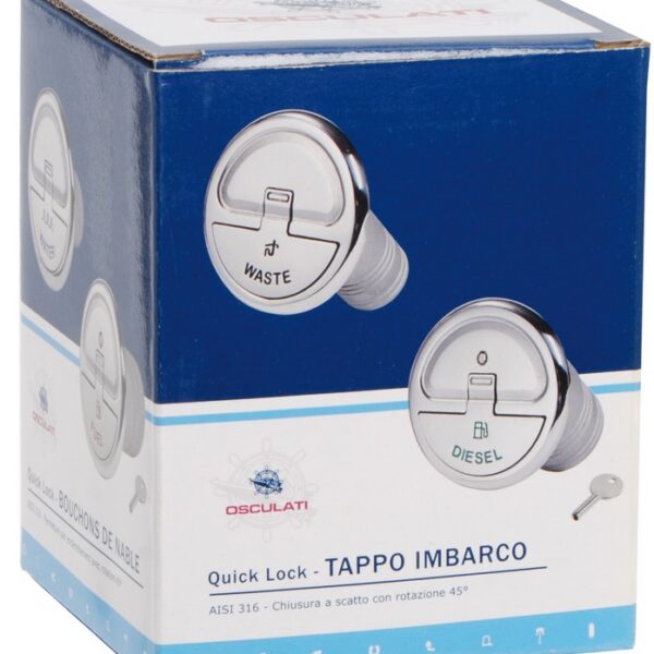 Osculati Quick Lock Diesel deck filler 50 mm
