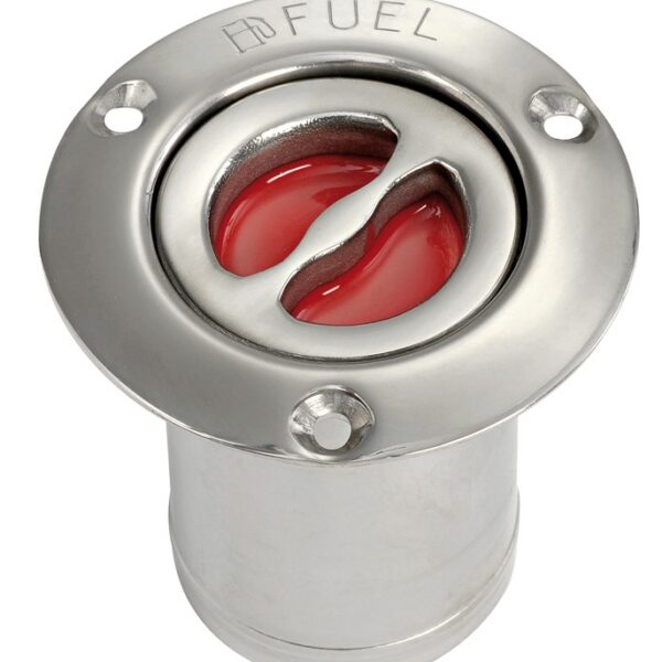 Osculati FUEL deck plug polished SS straight 80 mm