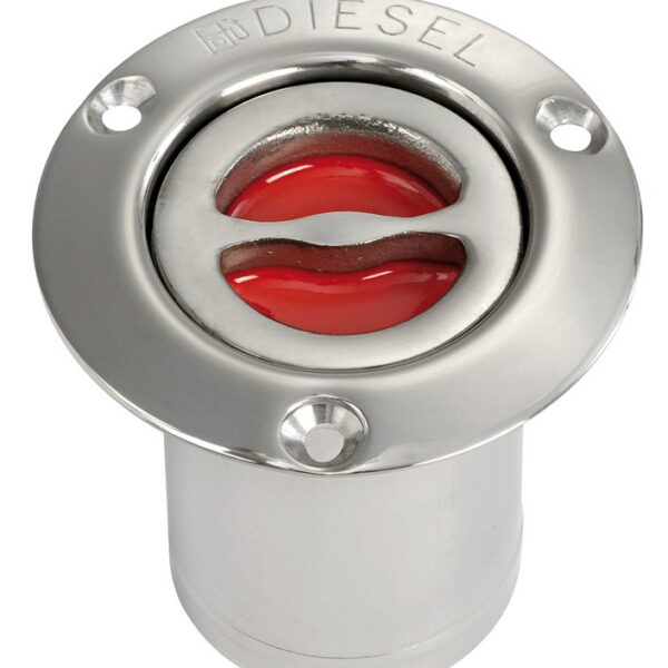 Osculati DIESEL deck plug polished SS straight 80 mm